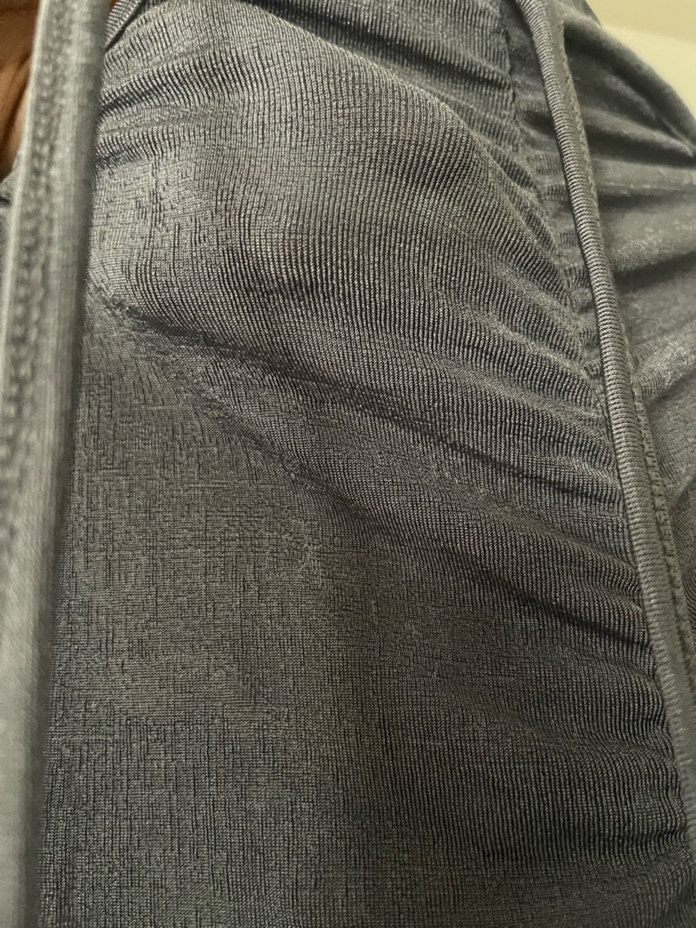 Light Gray Ruched Pant - Picture 4 of 4